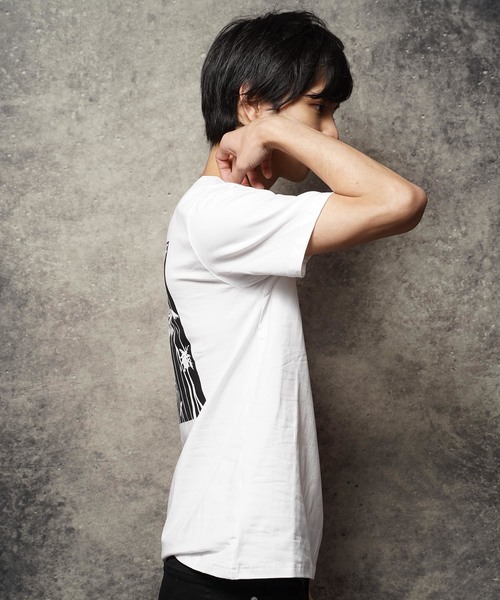 おしゃれスタ(オシャレスタ)の「プリントクルーネックTシャツ(RE)(Tシャツ/カットソー・メンズ・ブラック/ホワイト系その他/ホワイト系その他2・M/L)」の14枚目の写真