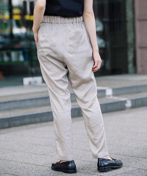 【関税込み】Sunspel ベージュ テーパードパンツ 25SS｜WAAC X JONES】MEN テーパードパンツ ベージュ