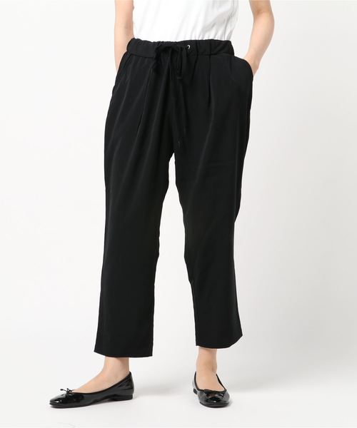 EVLOVE(イヴロヴ)の「ジョーゼットイージークロップドパンツ(その他パンツ・レディース・カーキ/ブラック/ネイビー・13号/17号/15号)」の20枚目の写真