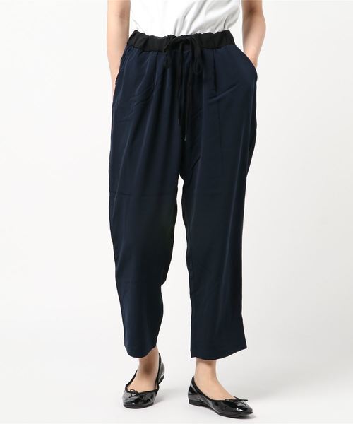 EVLOVE(イヴロヴ)の「ジョーゼットイージークロップドパンツ(その他パンツ・レディース・カーキ/ブラック/ネイビー・13号/17号/15号)」の18枚目の写真