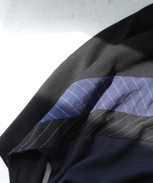 antiqua(アンティカ)の「ストライプ切替トップス(Tシャツ/カットソー・メンズ・ホワイト系その他/ブラック系その他・M/L/L/XL)」の20枚目の写真