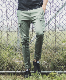 felkod | mp7248-Tapered Skinny Cargo Pants カーゴパンツ(カーゴパンツ)