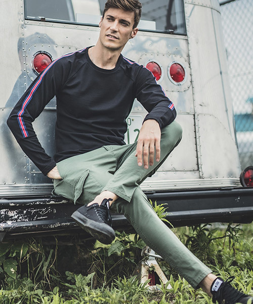 felkod（フィルコッド）の「mp7248-Tapered Skinny Cargo Pants カーゴパンツ（カーゴパンツ・メンズ・カーキ/ブラック・S/M/L）」の6枚目の写真