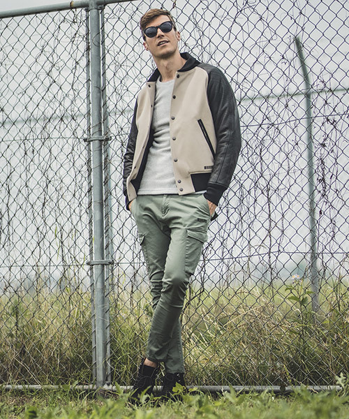felkod（フィルコッド）の「mp7248-Tapered Skinny Cargo Pants カーゴパンツ（カーゴパンツ・メンズ・カーキ/ブラック・S/M/L）」の9枚目の写真