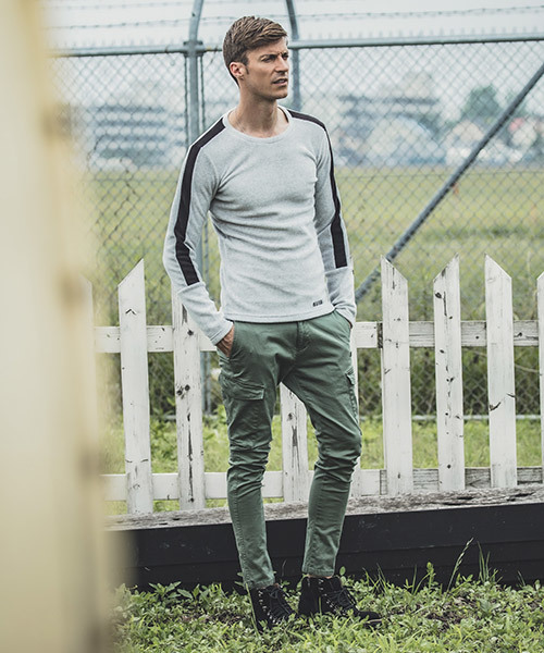 felkod（フィルコッド）の「mp7248-Tapered Skinny Cargo Pants カーゴパンツ（カーゴパンツ・メンズ・カーキ/ブラック・S/M/L）」の12枚目の写真