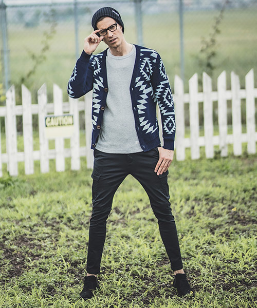 felkod（フィルコッド）の「mp7248-Tapered Skinny Cargo Pants カーゴパンツ（カーゴパンツ・メンズ・カーキ/ブラック・S/M/L）」の17枚目の写真