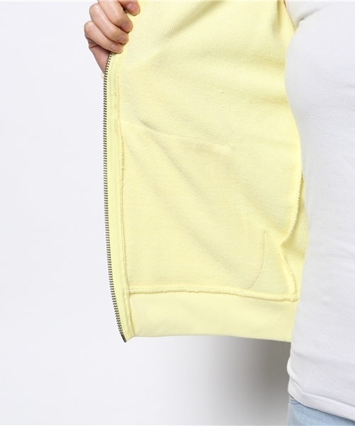 WEGO(ウィゴー)の「WEGO/バックプリントZIPパーカー(パーカー・レディース・ライトイエロー/杢グレー/ブルー/ライトパープル・FREE)」の12枚目の写真