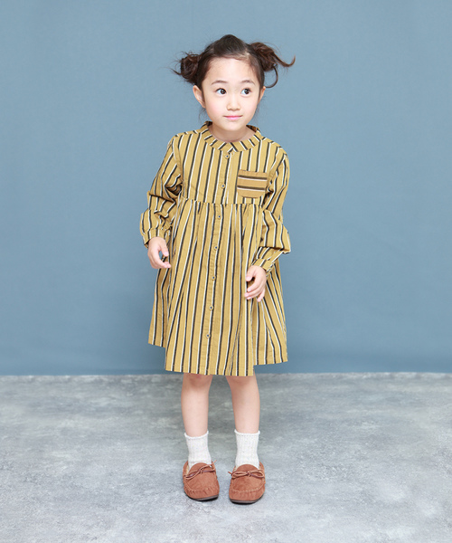 RAGMART(ラグマート)の「切り替えギャザーワンピース(ワンピース・キッズ・ベージュ/グレー・80cm/90cm)」の16枚目の写真