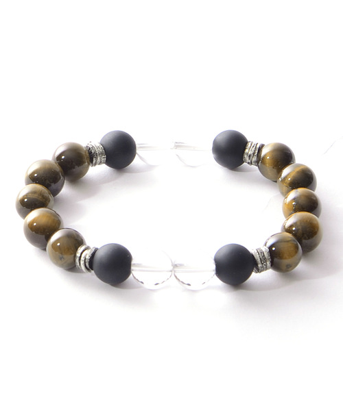 JOKER（ジョーカー）の「ダブルクオーツミックスブレスレット（ブレスレット・メンズ・ブラック/レッド/ターコイズブルー/イエロー/その他/その他2・FREE）」の4枚目の写真