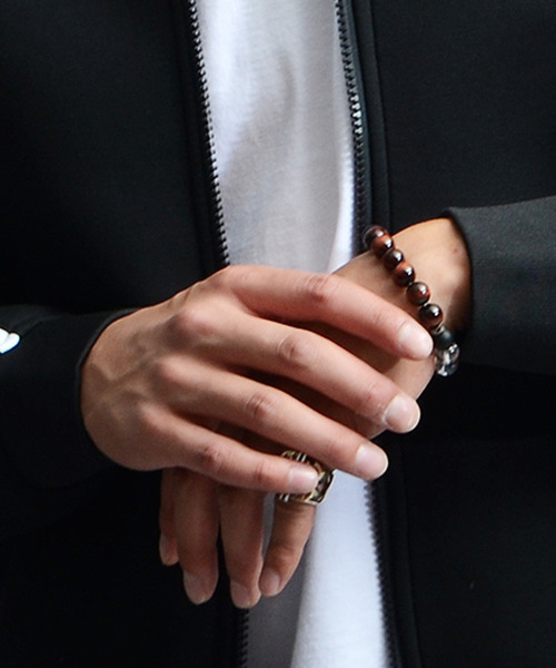 JOKER（ジョーカー）の「ダブルクオーツミックスブレスレット（ブレスレット・メンズ・ブラック/レッド/ターコイズブルー/イエロー/その他/その他2・FREE）」の11枚目の写真