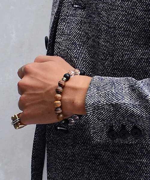 JOKER（ジョーカー）の「ダブルクオーツミックスブレスレット（ブレスレット・メンズ・ブラック/レッド/ターコイズブルー/イエロー/その他/その他2・FREE）」の12枚目の写真