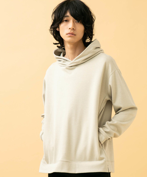 STUDIOUS（ステュディオス）の「【STUDIOUS】ポンチプルオーバーフーディー/パーカー【ZOZO限定アイテム】（パーカー・メンズ・ベージュ/ブラック/ダークグレー/ネイビー/ホワイト/レンガ・1/2/3）」の15枚目の写真