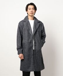 大きいサイズ」に該当するメンズのチェスターコートファッション