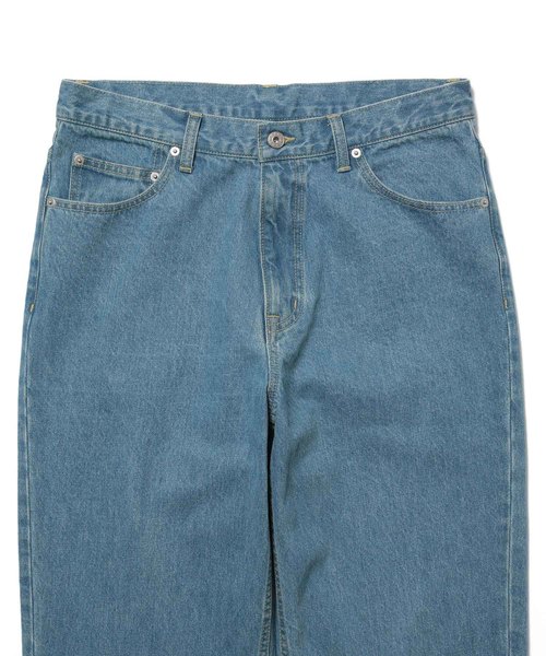 JUNRED(ジュンレッド)の「【WEB限定アイテム】デニムワイドパンツ(デニムパンツ・メンズ・ネイビー/サックスブルー・S/M/L)」の4枚目の写真