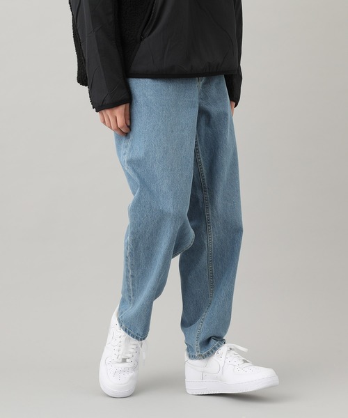 JUNRED(ジュンレッド)の「【WEB限定アイテム】デニムワイドパンツ(デニムパンツ・メンズ・ネイビー/サックスブルー・S/M/L)」の13枚目の写真