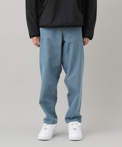 JUNRED(ジュンレッド)の「【WEB限定アイテム】デニムワイドパンツ(デニムパンツ・メンズ・ネイビー/サックスブルー・S/M/L)」の17枚目の写真