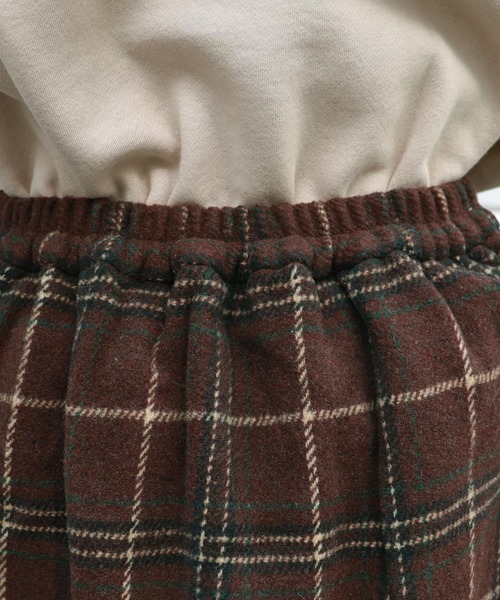 PairPair（ペアペア）の「チェック柄スカート風パンツ（スカート・レディース・ベージュ/ブラウン系その他・FREE）」の12枚目の写真