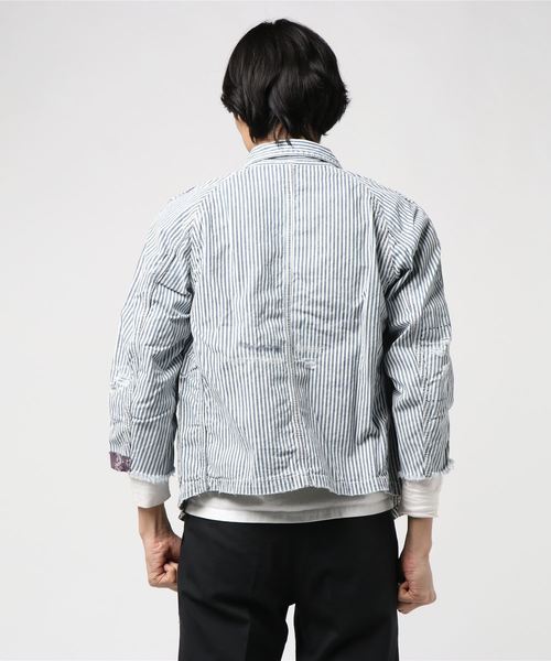 CAL O LINE ヒッコリー カバーオール Lサイズ（Cal O Line
