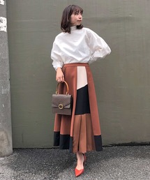 スカート Ameri Color scheme skirt S Ameri（アメリ）の「COLOR SCHEME SKIRT（スカート）」 - WEAR