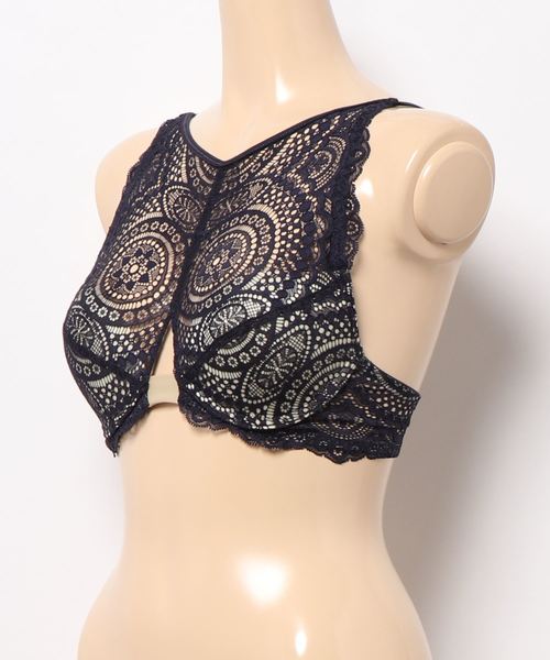 ANNEBRA(アンブラ)の「Rich ハイネックモールドカップブラジャー(ブラジャー・レディース・ベージュ/ブルー・E75/E80/B75/C70/F75/G70/C80/D70/B70/D80/E70/F70/C75/D75/G75)」の12枚目の写真