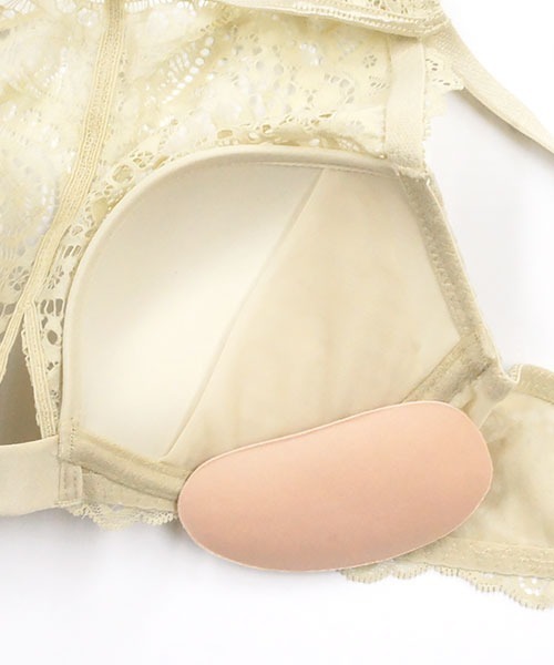 ANNEBRA(アンブラ)の「Rich ハイネックモールドカップブラジャー(ブラジャー・レディース・ベージュ/ブルー・E75/E80/B75/C70/F75/G70/C80/D70/B70/D80/E70/F70/C75/D75/G75)」の14枚目の写真