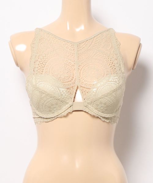 ANNEBRA(アンブラ)の「Rich ハイネックモールドカップブラジャー(ブラジャー・レディース・ベージュ/ブルー・E75/E80/B75/C70/F75/G70/C80/D70/B70/D80/E70/F70/C75/D75/G75)」の10枚目の写真