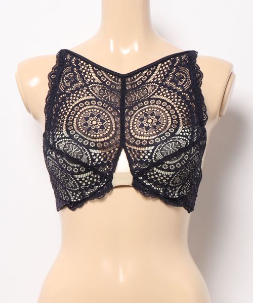 ANNEBRA(アンブラ)の「Rich ハイネックモールドカップブラジャー(ブラジャー・レディース・ベージュ/ブルー・E75/E80/B75/C70/F75/G70/C80/D70/B70/D80/E70/F70/C75/D75/G75)」の11枚目の写真