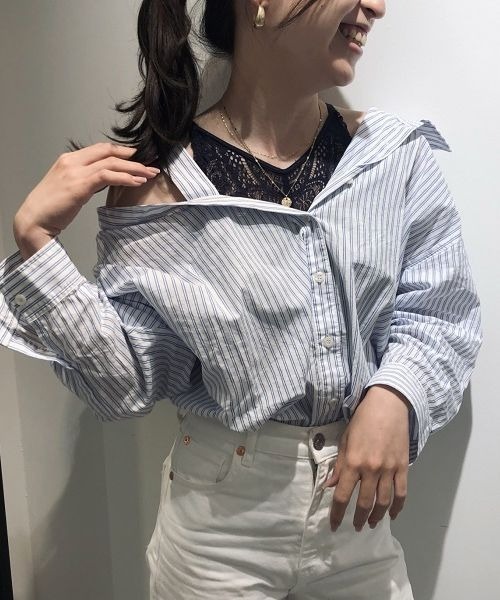 ANNEBRA(アンブラ)の「Rich ハイネックモールドカップブラジャー(ブラジャー・レディース・ベージュ/ブルー・E75/E80/B75/C70/F75/G70/C80/D70/B70/D80/E70/F70/C75/D75/G75)」の22枚目の写真