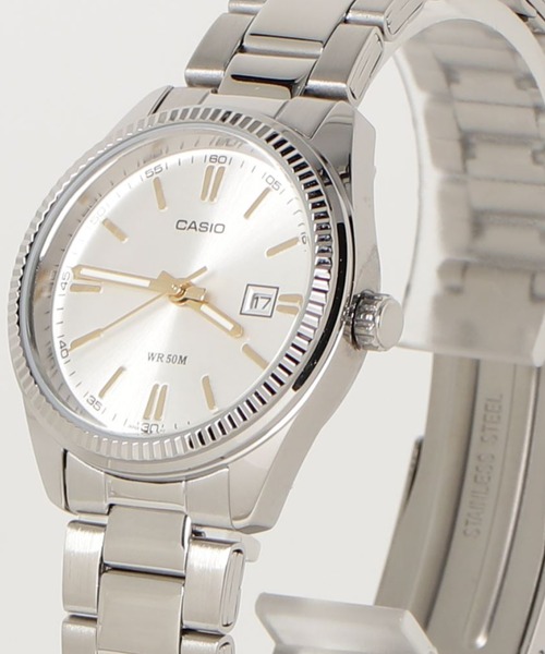 CASIO カシオ / ラウンドフェイス アナログクォーツ メタルベルト 5気圧防水 腕時計 // LTP メタルシリーズ