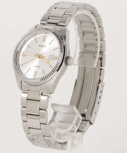 CASIO(カシオ)の「CASIO カシオ / ラウンドフェイス アナログクォーツ メタルベルト 5気圧防水 腕時計 /// LTP メタルシリーズ(アナログ腕時計・メンズ・シルバー/ブラック×シルバー/ブラック×ゴールド/シルバー×ゴールド・FREE)」の8枚目の写真