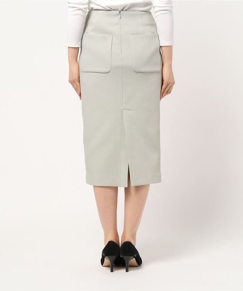 DRESSLAVE(ドレスレイブ)の「color tight skirt(サイドラインタイトスカート)(スカート・レディース・ホワイト/ブラック/ライトグリーン・36/38)」の8枚目の写真