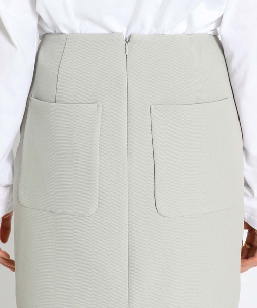 DRESSLAVE(ドレスレイブ)の「color tight skirt(サイドラインタイトスカート)(スカート・レディース・ホワイト/ブラック/ライトグリーン・36/38)」の10枚目の写真