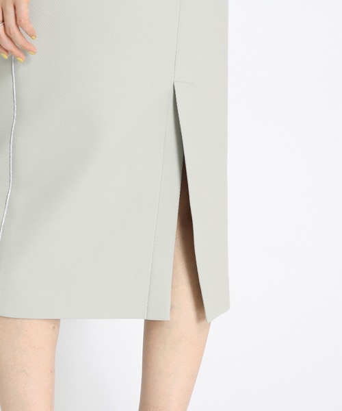 DRESSLAVE(ドレスレイブ)の「color tight skirt(サイドラインタイトスカート)(スカート・レディース・ホワイト/ブラック/ライトグリーン・36/38)」の11枚目の写真