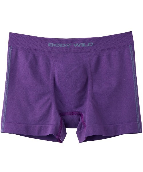 BODY WILD(ボディーワイルド)の「BODY WILD/ボディワイルド 3D-BOXER ボクサーパンツ サイドライン柄(ボクサーパンツ・メンズ・ブラック/パープル/ネイビー/レンガ/ダークグリーン/マスタード/ピンク/ブルーグリーン/レッド系その他/グレー系その他/グリーン系その他・MEDIUM/LARGE/X-LARGE/SMALL)」の7枚目の写真