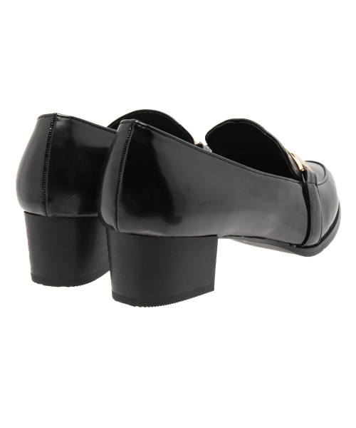 WEGO（ウィゴー）の「WEGO/メタルプレートシューズ（ドレスシューズ・レディース・ブラック・MEDIUM/LARGE/SMALL）」の4枚目の写真