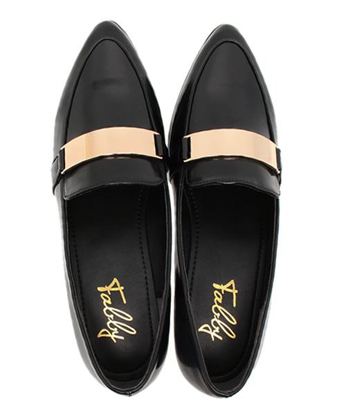 WEGO（ウィゴー）の「WEGO/メタルプレートシューズ（ドレスシューズ・レディース・ブラック・MEDIUM/LARGE/SMALL）」の8枚目の写真