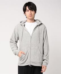 Russell Athletic パイル ジップパーカー　ダブルジップ　ナス紺 Russell Athletic パイル ジップパーカー ダブルジップ ナス紺