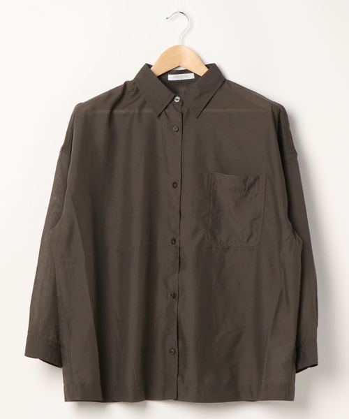 AMERICAN HOLIC（アメリカンホリック）の「ボイルバックタックシャツ　＊（シャツ/ブラウス・レディース・チャコールグレー/ライトグレー/ドット・FREE）」の2枚目の写真