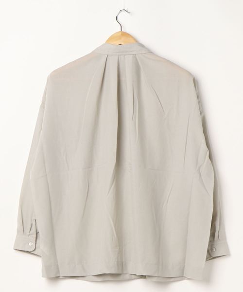 AMERICAN HOLIC（アメリカンホリック）の「ボイルバックタックシャツ　＊（シャツ/ブラウス・レディース・チャコールグレー/ライトグレー/ドット・FREE）」の4枚目の写真