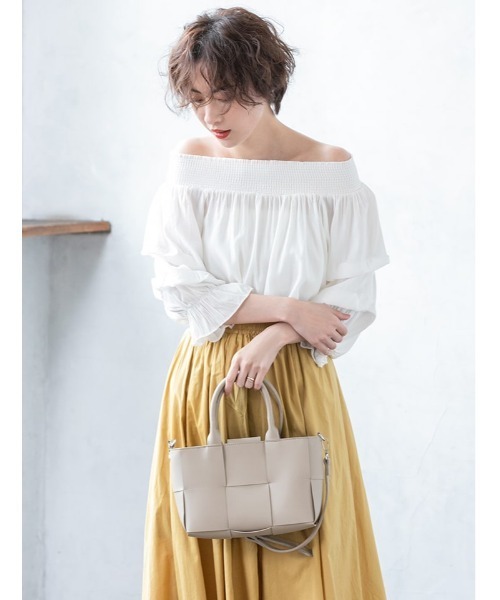 fifth（フィフス）の「ミニバッグセットトートバッグ（トートバッグ・レディース・ホワイト/オレンジ/グレイッシュベージュ・FREE）」の2枚目の写真