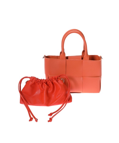 fifth（フィフス）の「ミニバッグセットトートバッグ（トートバッグ・レディース・ホワイト/オレンジ/グレイッシュベージュ・FREE）」の8枚目の写真