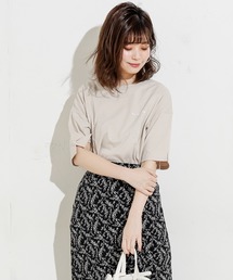 natural couture | ＢＡＣＫロゴ×フォトゆるＴ(Tシャツ/カットソー)