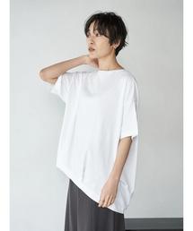 AMERICAN HOLIC | 裾タック半袖カットプルオーバー1 〇＊(Tシャツ/カットソー)
