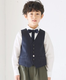 ARCH & LINE | ストレッチジャージー ベスト HIGH GAUGE JERSEY BASIC VEST フォーマル セットアップ対応［85-145cm］(スーツベスト)