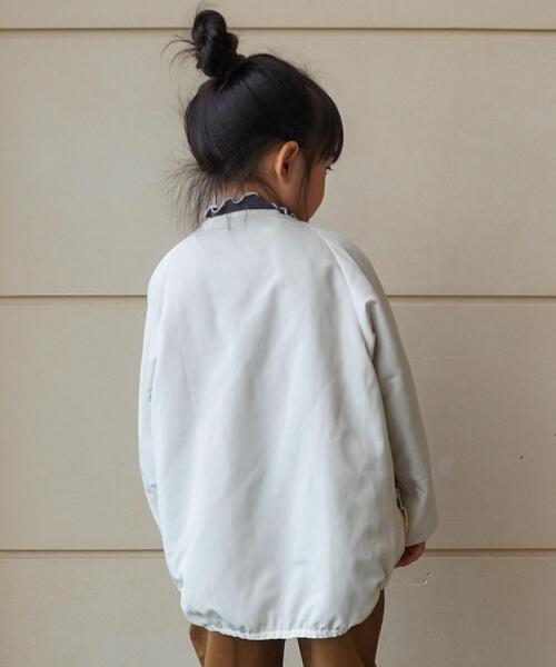 coen（コーエン）の「【coen キッズ / ジュニア】OUTLAST(R)（アウトラスト）リバーシブルブルゾン（ブルゾン・キッズ・オフホワイト/ブラック・110/130/150）」の18枚目の写真