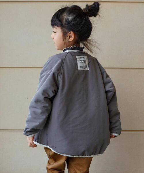 coen（コーエン）の「【coen キッズ / ジュニア】OUTLAST(R)（アウトラスト）リバーシブルブルゾン（ブルゾン・キッズ・オフホワイト/ブラック・110/130/150）」の19枚目の写真