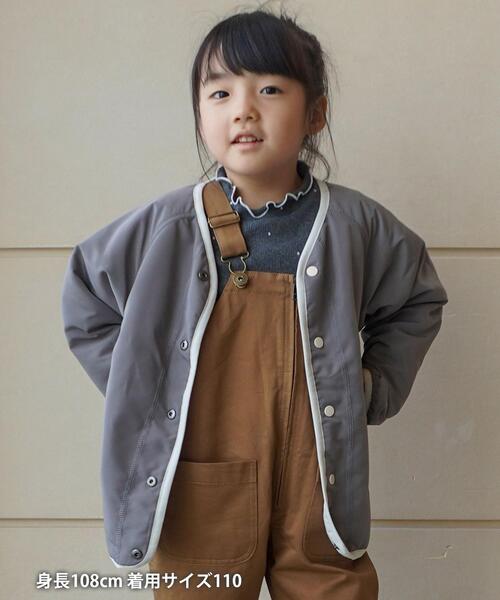 coen（コーエン）の「【coen キッズ / ジュニア】OUTLAST(R)（アウトラスト）リバーシブルブルゾン（ブルゾン・キッズ・オフホワイト/ブラック・110/130/150）」の20枚目の写真