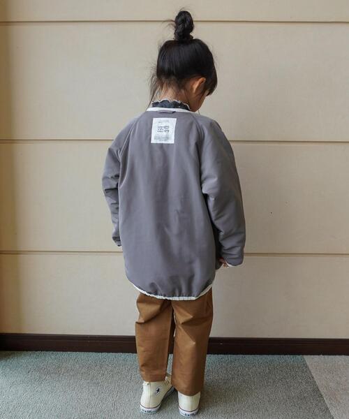 coen（コーエン）の「【coen キッズ / ジュニア】OUTLAST(R)（アウトラスト）リバーシブルブルゾン（ブルゾン・キッズ・オフホワイト/ブラック・110/130/150）」の14枚目の写真