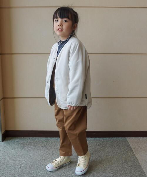 coen（コーエン）の「【coen キッズ / ジュニア】OUTLAST(R)（アウトラスト）リバーシブルブルゾン（ブルゾン・キッズ・オフホワイト/ブラック・110/130/150）」の15枚目の写真