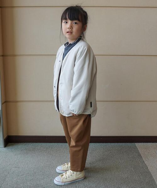 coen（コーエン）の「【coen キッズ / ジュニア】OUTLAST(R)（アウトラスト）リバーシブルブルゾン（ブルゾン・キッズ・オフホワイト/ブラック・110/130/150）」の16枚目の写真